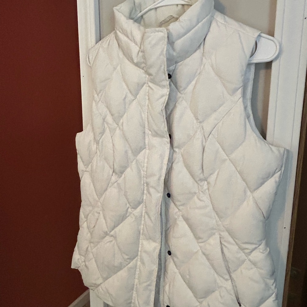 Eddie Bauer Women's Ivory Quilted Vest